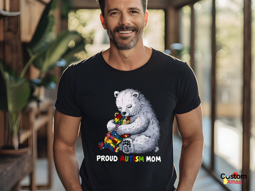 Bear Mama Proud Autism Mom 2024 Shirt