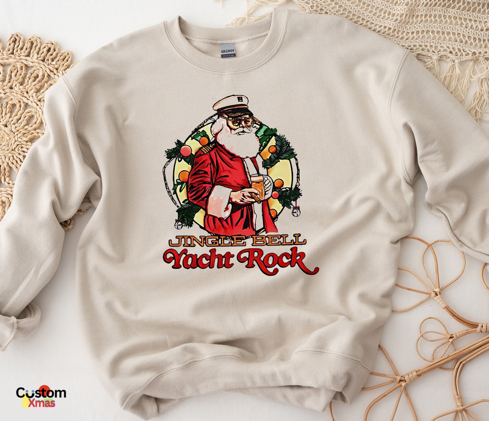 Captain Santa Jingle Bell Yacht Rock Shirt