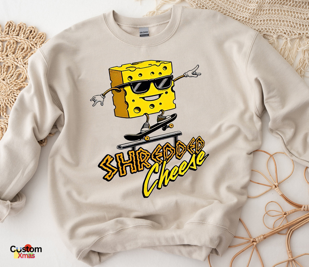 Cheese Skateboarding Shredded Cheese Shirt