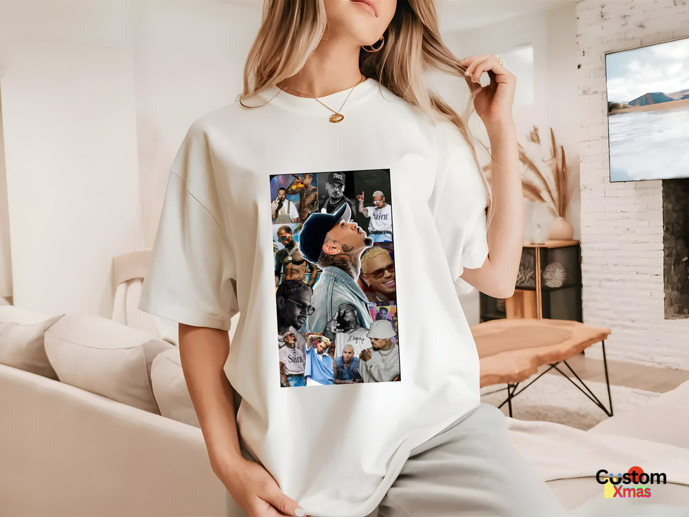 Chris Brown Collage Shirt