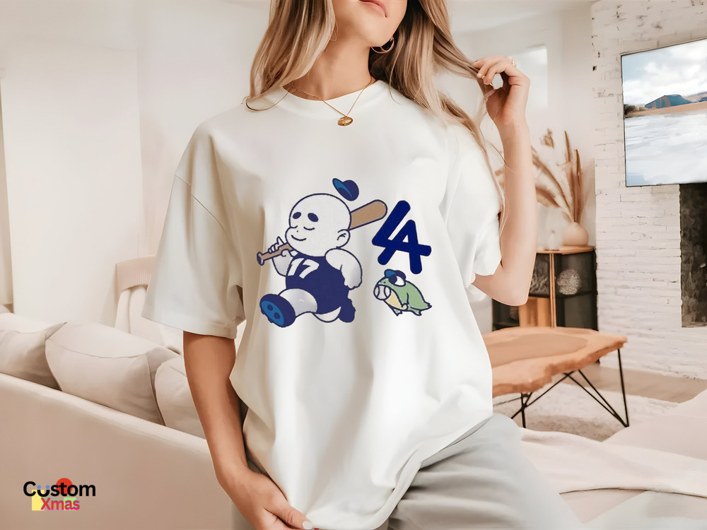 Chunky LA Baseball Baby 10oz Fleece Shirt