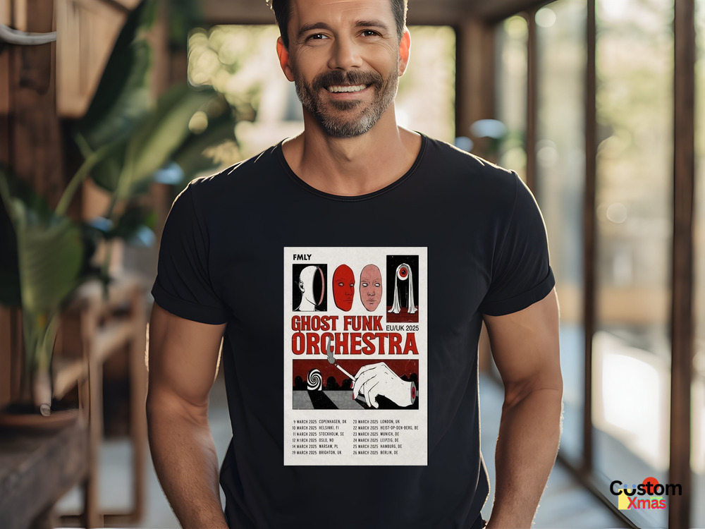 Ghost Funk Orchestra EU Uk Tour 2025 Poster Shirt