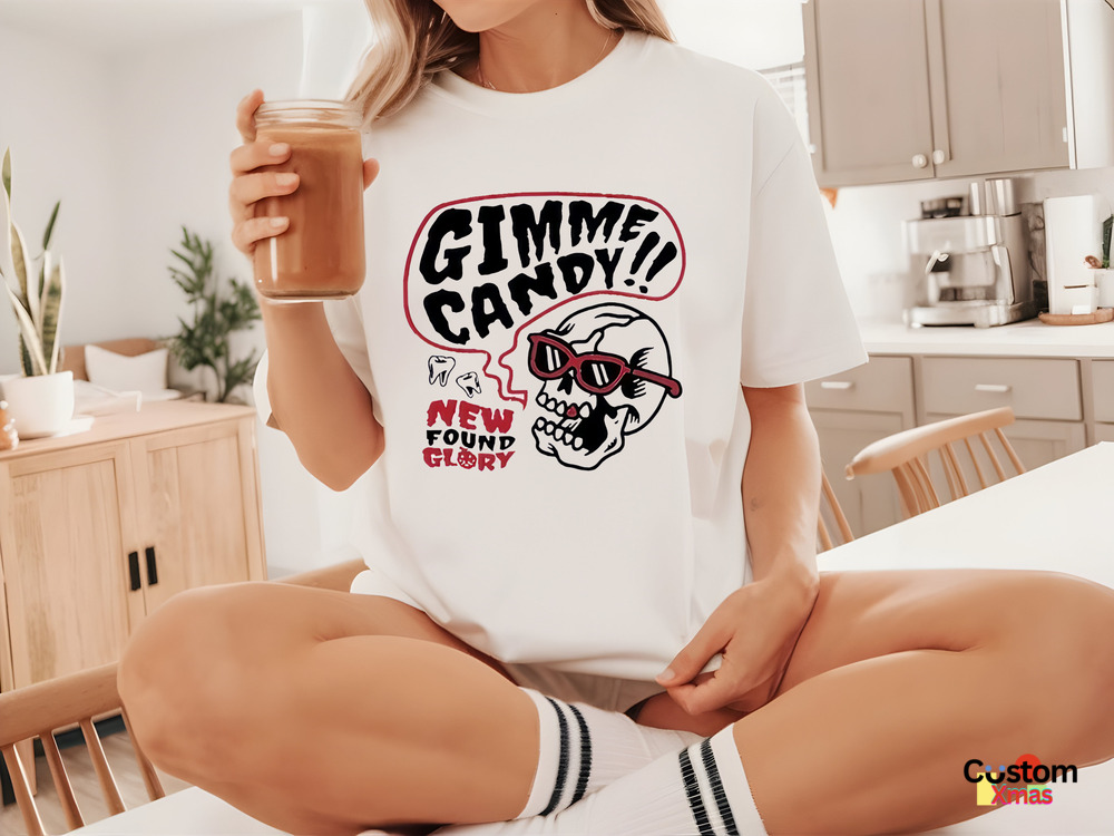 Skull Gimme Candy New Found Glory Shirt