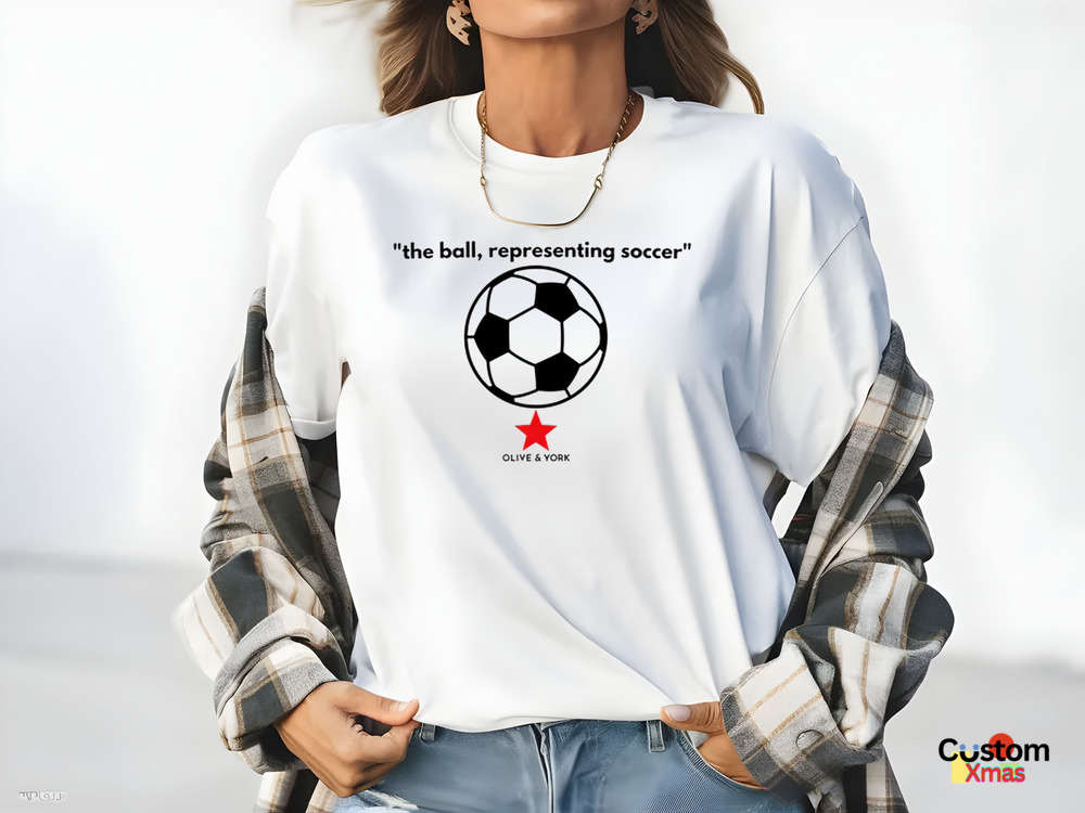 The Ball Representing Soccer Shirt