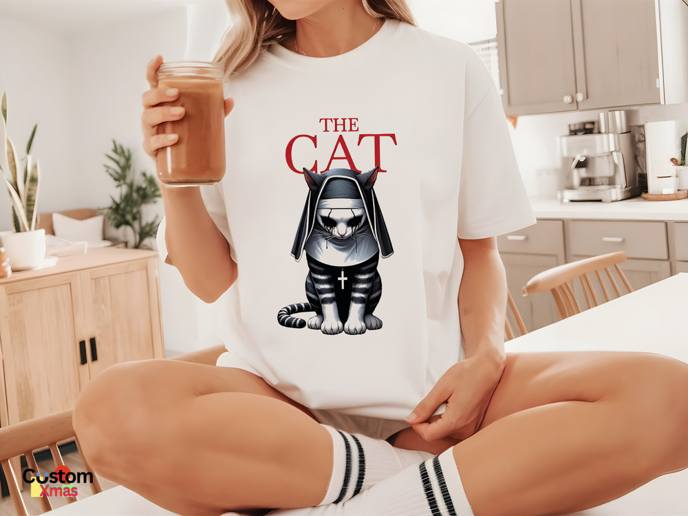 The Nun The Cat Halloween 2024 Shirt